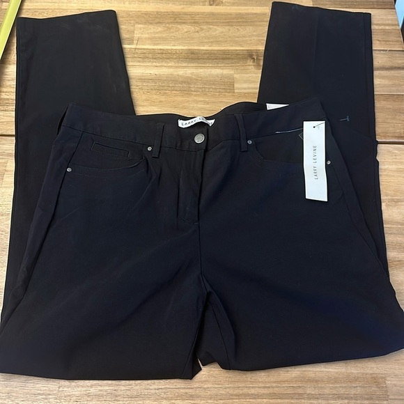 LARRY LEVINE ⭐️  full length slim stretch pants - Picture 2 of 6